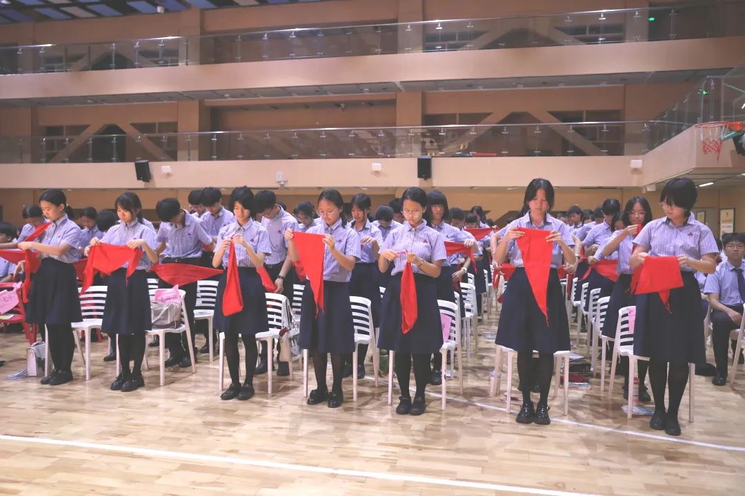 五四精神啟新篇，青春逐夢(mèng)向未來——?？谏礁咧袑W(xué)2025年離隊(duì)入團(tuán)儀式順利舉行-圖片5