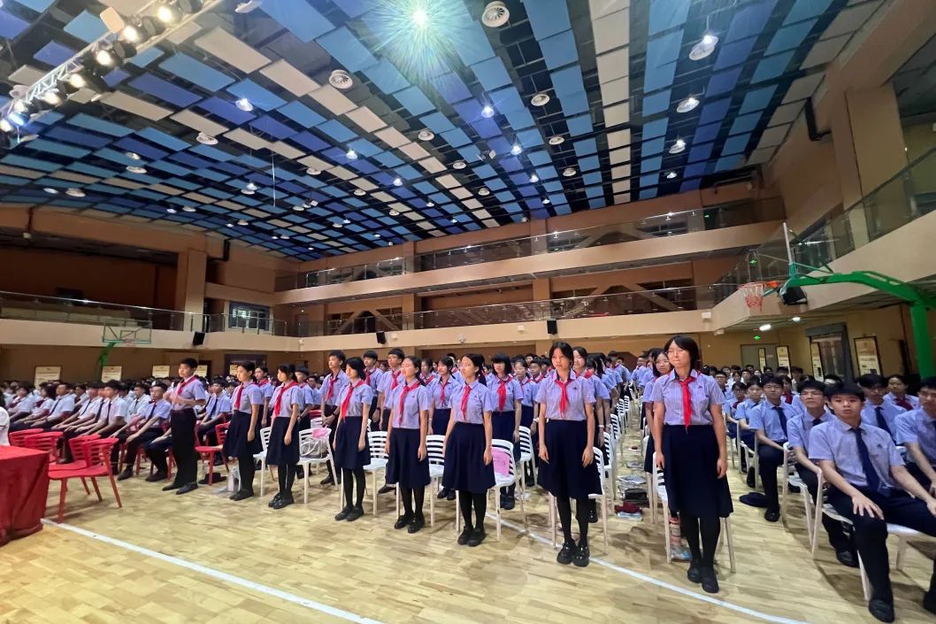 五四精神啟新篇，青春逐夢(mèng)向未來——?？谏礁咧袑W(xué)2025年離隊(duì)入團(tuán)儀式順利舉行-圖片11