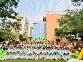 書香潤澤心靈，閱讀成就未來——?？谑徐`山鎮(zhèn)中心幼兒園南田山高分園第四屆書香節(jié)啟動儀式
