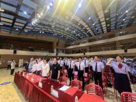 五四精神啟新篇，青春逐夢向未來——?？谏礁咧袑W2025年離隊入團儀式順利舉行